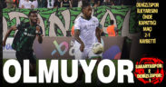 Denizlispor Sakarya deplasmanında öne geçmesine rağmen kaybetti