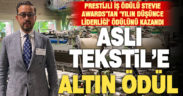 Aslı Tekstil’e Stevie Awards’tan altın ödül