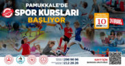 Pamukkale’de spor kursları başlıyor