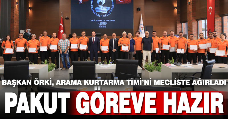 Başkan Örki’den PAKUT’a teşekkür