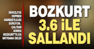 Bozkurt’ta 3.6 büyüklüğünde depremle sarsıldı