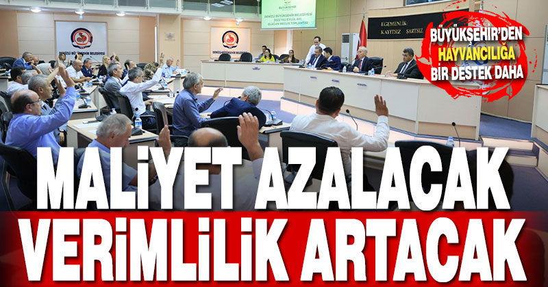Büyükşehir’den hayvancılığa bir destek daha