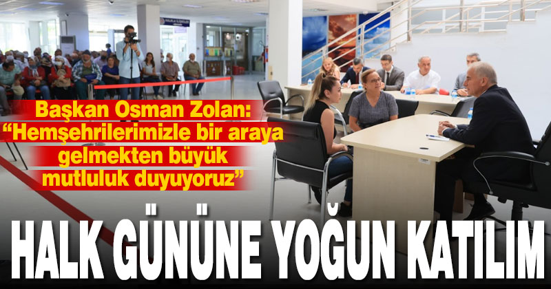 Denizlililerden Halk Gününe yoğun katılım