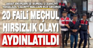 JASAT 20 faili meçhul hırsızlığı aydınlattı, 2 zanlı tutuklandı