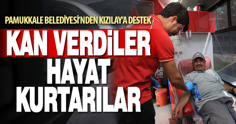 Pamukkale Belediyesi’nden Kızılay’a tam destek