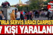 Honaz’da midibüsle tır çarpıştı: 17 yaralı