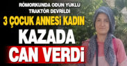 Denizli’de traktör kazısında 1 kişi öldü, 1 kişi yaralandı