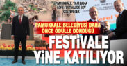 Pamukkale Belediyesi, daha önce ödül aldığı ‘Tam Bana Göre Festival’e katılıyor