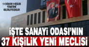 Denizli Sanayi Odası’nın seçimi sonrası 37 kişilik meclis oluştu: İşte tam liste!