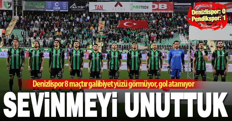 Denizlispor, gol de atamıyor, galip de gelemiyor: 0-1