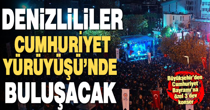 Büyükşehir’den Cumhuriyet Bayramı’na özel 3 dev konser