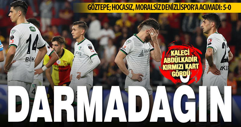 Göztepe Denizli’yi farklı yendi: 5-0