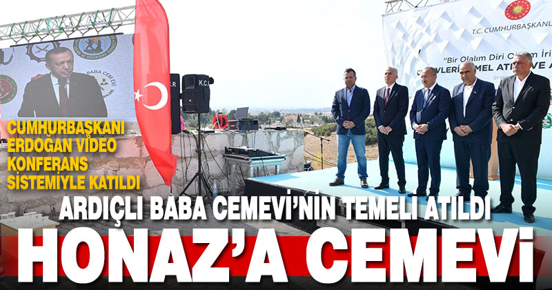 Ardıçlı Baba Cemevi temeli düzenlenen törenle atıldı