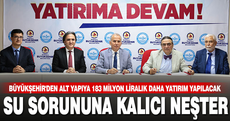 Büyükşehir’den alt yapıda yatırıma devam