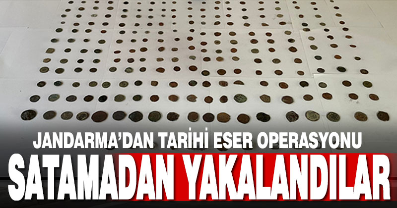 Jandarmadan tarihi eser operasyonu