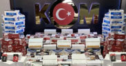 Binlerce kaçak makaron ele geçirildi