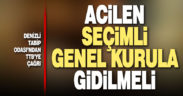 Denizli Tabip Odası’ndan TTB’ye seçimli genel kurul çağrısı
