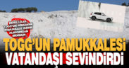 Togg’un dış renklerinden birine “Pamukkale” ismi verilmesi Denizli’de memnuniyetle karşılandı