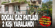Denizli’de iki katlı evde doğal gaz patlaması nedeniyle 2 kişi yaralandı