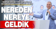 Başkan Zolan mahalle toplantılarında hizmetleri anlatıyor