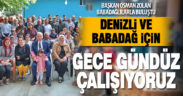 Başkan Osman Zolan Babadağlılarla kucaklaştı
