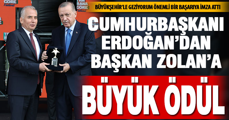 Cumhurbaşkanı Erdoğan’dan Başkan Zolan’a büyük ödül