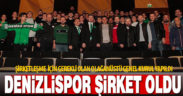 Denizlispor’da şirketleşmek için yapılan olağanüstü genel kurul yapıldı