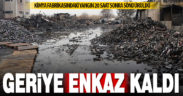 Kimya malzemeleri fabrikasında çıkan yangın 20 saat sonra söndürüldü