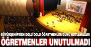 Büyükşehir’den dolu dolu Öğretmenler Günü kutlamaları