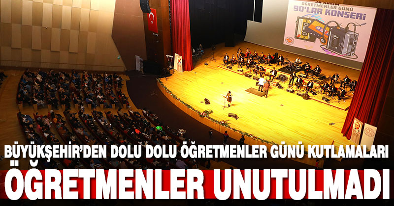 Büyükşehir’den dolu dolu Öğretmenler Günü kutlamaları