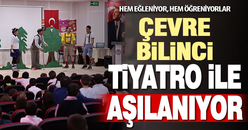 Çocuklara tiyatro ile çevre bilinci aşılanıyor
