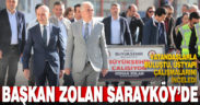 Başkan Zolan, Sarayköy’de üstyapı çalışmalarını inceledi