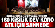 Büyükşehir’den Atatürk’ü anma programı