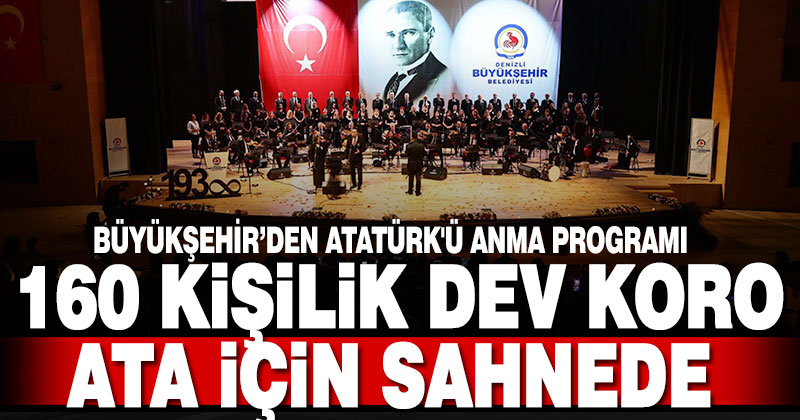 Büyükşehir’den Atatürk’ü anma programı