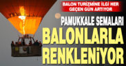 Pamukkale’de balon turizmi gelişiyor