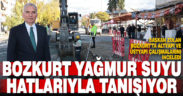 Bozkurt yağmur suyu hatlarıyla tanışıyor