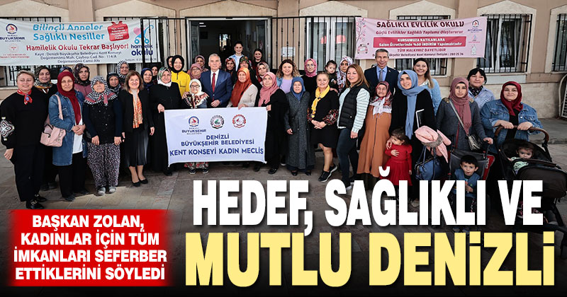 Başkan Zolan, Kent Konseyi’nde kadınlarla buluştu