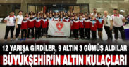 Büyükşehir’in altın kulaçlarından 12 madalya