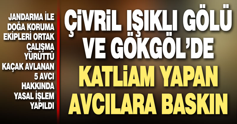Çivril’de kaçak avlanan 5 kişiye işlem yapıldı