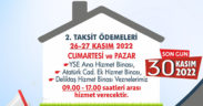 Pamukkale’de vezneler hafta sonu açık