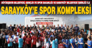 Sarayköy’de spor kompleksi için temel atıldı