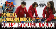 Geliştirdikleri yapay zekaya sahip robotla Türkiye birincisi olan robot takımı, olimpiyatlarda dünya şampiyonluğu hedefliyor