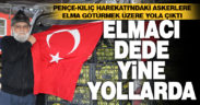 Denizlili çiftçi, Pençe-Kılıç Harekatı’ndaki askerlere elma götürmek üzere yola çıktı