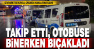 Garaja kadar takip ettiği hasmını bıçakladı