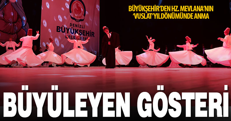 Büyükşehir, Hz. Mevlana için anma programı düzenledi