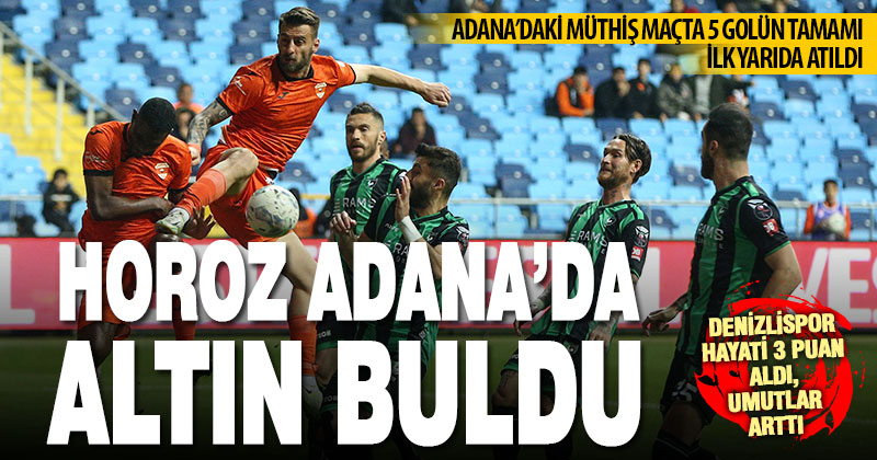 Denizlispor bu sezon deplasmanda ilk kez kazandı