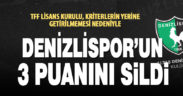 Denizlispor’a puan silme cezası verildi