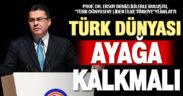 Prof. Dr. Ersoy Denizlililerle buluştu, “Türk Dünyası ve Lider Ülke Türkiye”yi anlattı