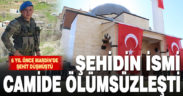 TOKİ’nin Çal’da yaptığı camiye 6 yıl önce şehit edilen uzman çavuşun adı verildi
