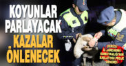 Çobanlar fosforlu yelekle hayvanlar da reflektörlü küpeyle daha kolay görülebilecek